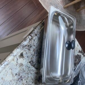 Stainless Steel Kitchen Dish with Lid